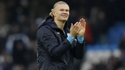 Barcelona tem interesse em Haaland, do Manchester City. Foto: Imago