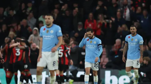 Manchester City foi derrotado pelo Bournemouth. Foto: Imago