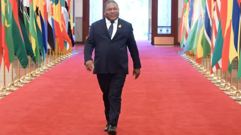 Filipe Nyusi fez um apelo aos adeptos da seleção de Moçambique. Foto: Imago