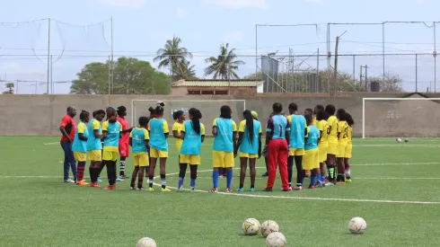 Seleção sub-20 feminina já se prepara para a Taça Cosafa. Foto: Federação Moçambicana de Futebol