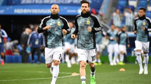 Messi reencontra Mascherano no Inter Miami. Foto: Imago