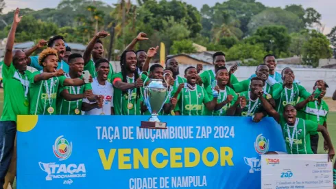 Ferroviário de Maputo venceu a Taça de Moçambique. Foto: Federação Moçambicana de Futebol