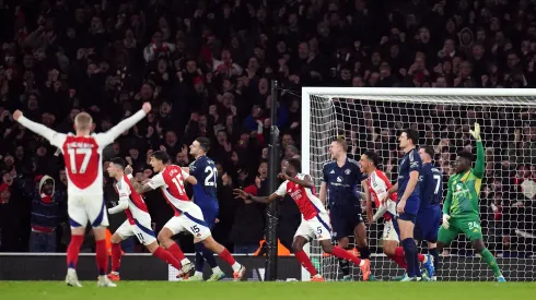 Arsenal venceu o clássico diante do Man. United. Foto: Imago.