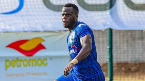 Nené marcou o golo dos Black Bulls frente ao Al-Masry. Foto: Black Bulls