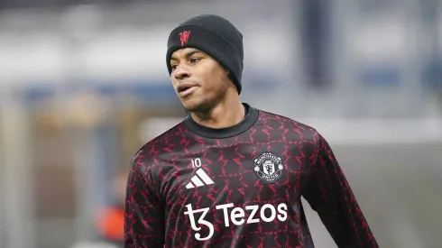 Marcus Rashford está na porta de saída do conjunto comandado por Ruben Amorim. Foto: Imago