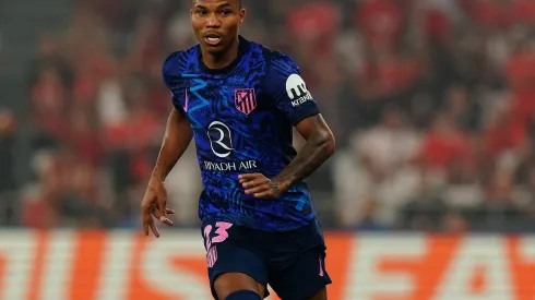 Reinildo a jogar pelo Atlético de Madrid. Foto: Gualter Fatia/Getty Images