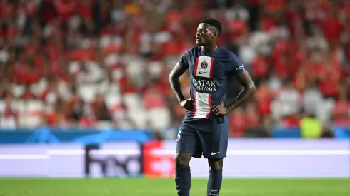 Nuno Mendes, do PSG, é alvo do Manchester United. Foto: Octavio Passos/Getty Images.