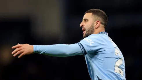 Kyle Walker como jogador do Manchester City. Foto: Carl Recine/Getty Images