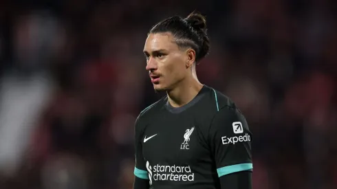Darwin Nuñez, avançado do Liverpool. Foto: Getty Images