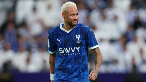 Neymar com a camisola do Al Hilal, equipa atualmente treinada por Jorge Jesus. Foto: Getty