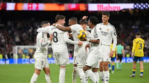 Real Madrid festeja vitória contra o Las Palmas. Foto: Getty Images