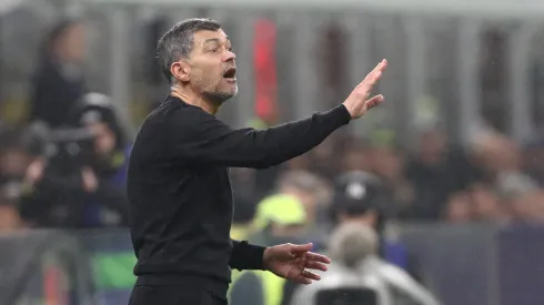 Sérgio Conceição estreou-se pelo AC Milan, na Champions, com uma vitória e Rafael Leão foi o autor do único golo. Foto: Getty