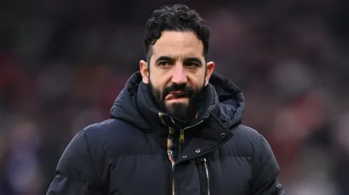 Ruben Amorim: Manchester United joga Europa League. Foto: Stu Forster/Getty Images.