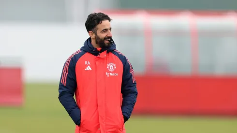 Ruben Amorim, treinador do Manchester United. Foto: Getty Images