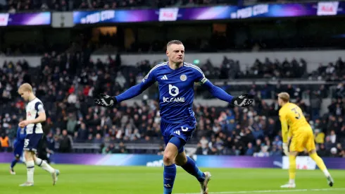 Leicester festeja vitória contra o Tottenham. Foto: Getty Images