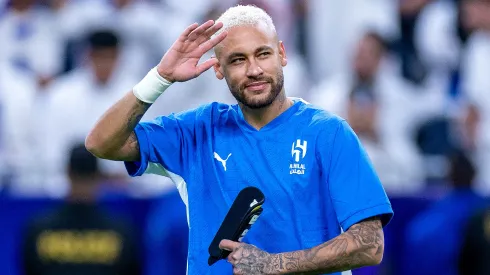 Neymar perto de trocar o Al Hilal pelo Santos. Foto: Abdullah Ahmed/Getty Images.