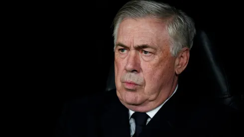 Carlo Ancelotti, treinador do Real Madrid. Foto: Getty Images