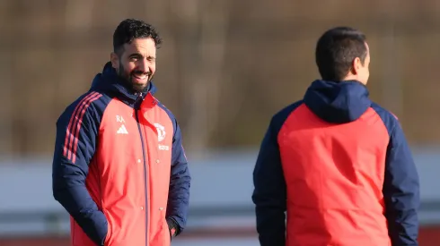 Ruben Amorim, treinador do Manchester United. Foto: Getty Images