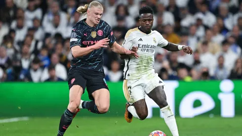 Manchester City x Real Madrid na Champions League. Foto: David Ramos/Getty Images.