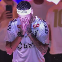 Neymar, de regresso ao Santos, emociona-se na sua apresentação: “Vim para ser feliz”