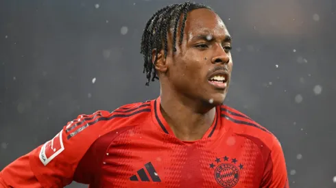 Mathys Tel, jogador do Bayern de Munique. Foto: Sebastian Widmann/Getty Images