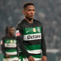 Geny Catamo sofre lesão a serviço do Sporting e deixa relvado de maca; Veja imagem