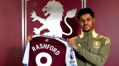 Rashford troca o Manchester United pelo Aston Villa. Foto: Aston Villa