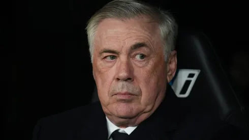 Carlo Ancelotti no banco do Real Madrid. Foto: Getty