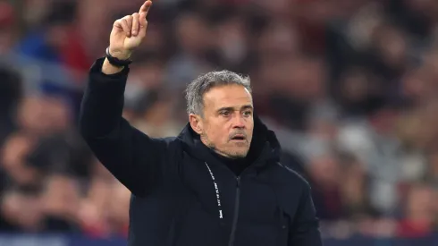 Luis Enrique, treinador do PSG. Foto: Getty Images