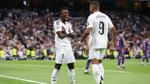 Vinícius Júnior terá pedido salário de Mbappé ao Real Madrid. Foto: Florencia Tan Jun/Getty Images.