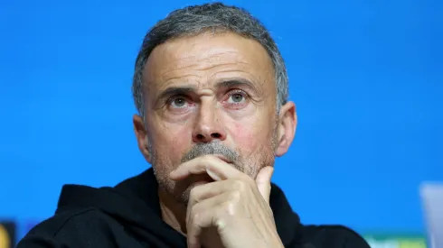 Luis Enrique fez a antevisão do PSG x Brest, em conferência de imprensa. Foto: Getty