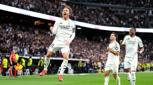 Luka Modric na vitória do Real Madrid. Foto: Getty Images