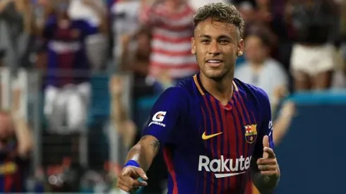 Neymar em ação pelo Barcelona em 2017. Foto: Getty Images