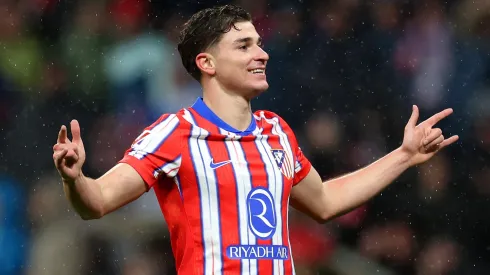 Julian Alvárez na vitória do Atlético de Madrid. Foto: Getty Images