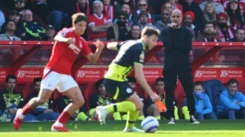 Pep Guardiola na derrota do Manchester City. Foto: Getty Images