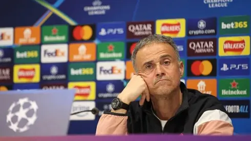 Luis Enrique, treinador do PSG. Foto: Getty Images