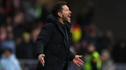 Diego Simeone, treinador do Atlético Madrid. Foto: Getty