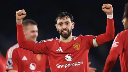 Bruno Fernandes marcou o terceiro golo do Manchester United sobre o Benfica. Foto: Getty Images
