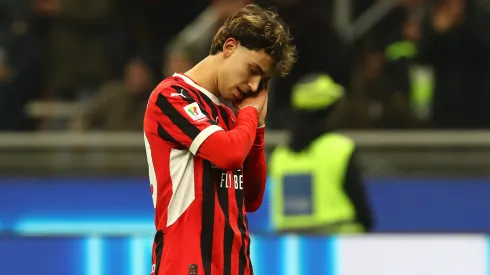 João Félix em jogo do AC Milan. Foto: Marco Luzzani/Getty Images.