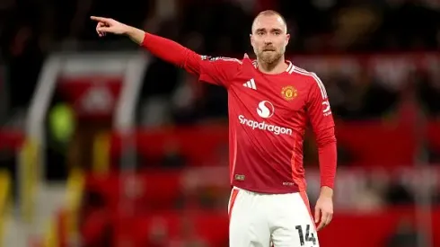 Christian Eriksen em ação pelo Manchester United. Foto: Getty Images