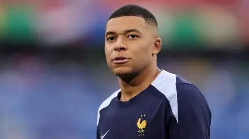 Kylian Mbappé durante a Seleção da França. Foto: Getty Images