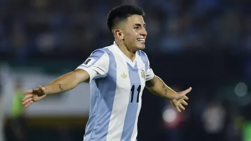 Thiago Almada foi decisivo no Uruguai x Argentina. Foto: Getty