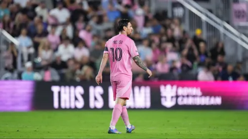 Lionel Messi na vitória do Inter Miami. Foto: Getty Images