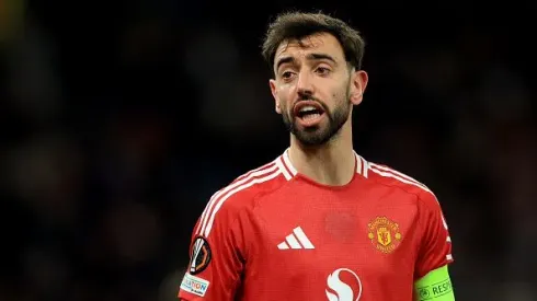 Bruno Fernandes, médio do Manchester United. Foto: Getty Images