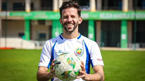 Pepo é um experiente médio do Caldas e internacional por Moçambique. Foto: FMF