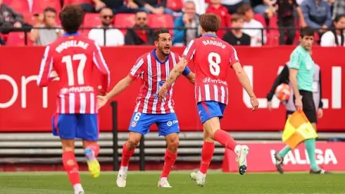 Pablo Barrios marcou o golo nos instantes finais no Sevilha x Atlético Madrid. Foto: Getty Images