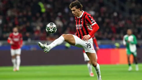 João Félix está no AC Milan por empréstimo do Chelsea.<br />
Foto: Getty Images.