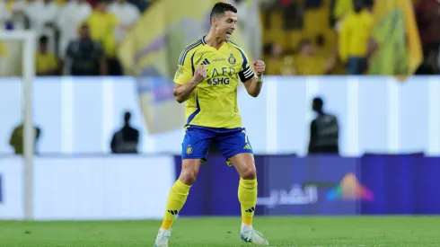 Cristiano Ronaldo na vitória do Al-Nassr. Foto: Getty Images
