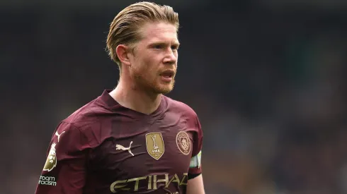 Kevin De Bruyne de saída do Manchester City. Foto: Getty Images