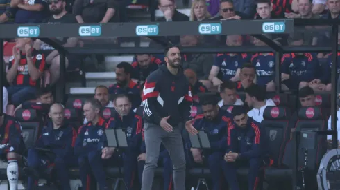 Ruben Amorim, treinador do Manchester United. Foto: Getty Images